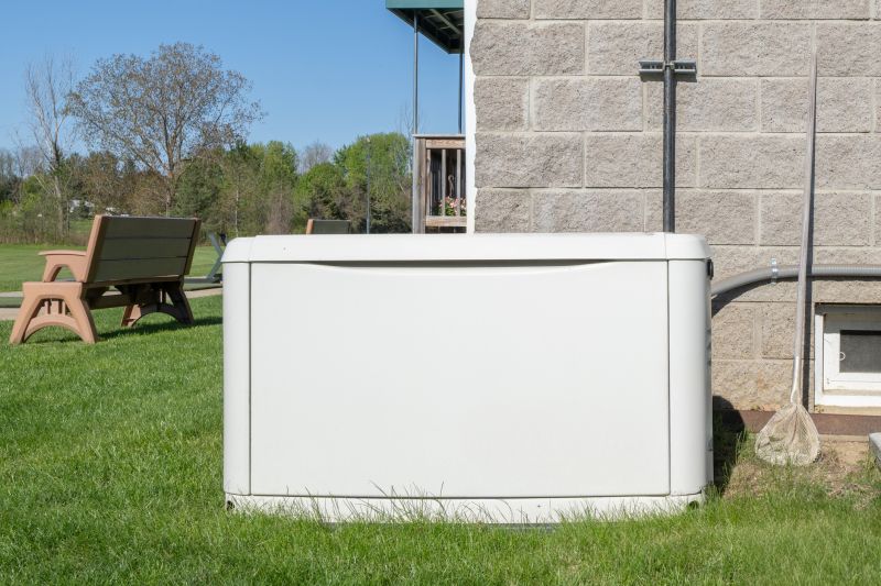 Close-up of a Residential Generator